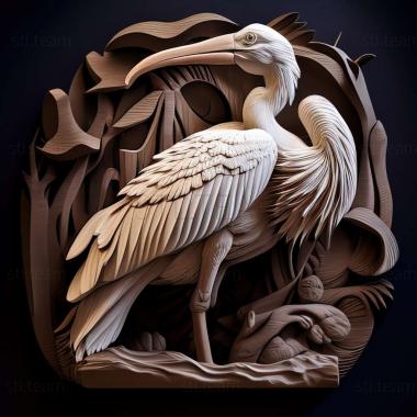 3D model stork (STL)